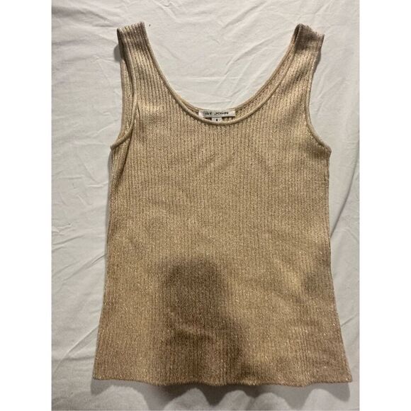 Gorgeous St. John Wool Blend cardigan and tank top set, size four - Picture 4 of 12